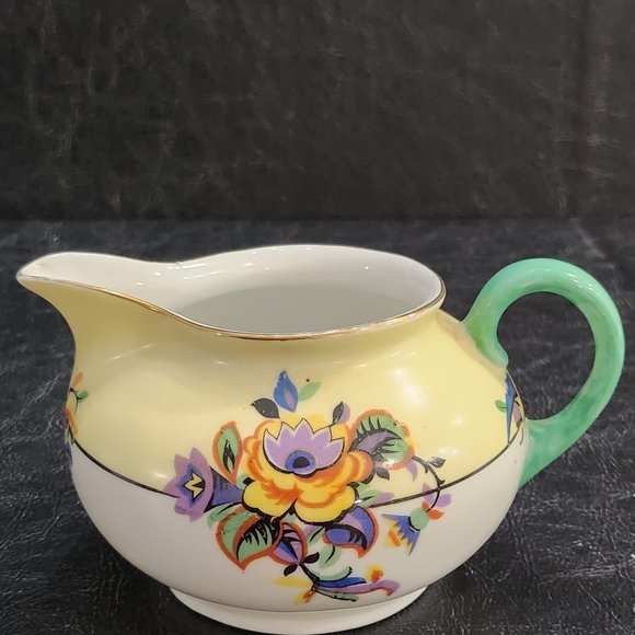 Rare Find Porcelain Moschendorf Factory Bavarian Germany Art Deco Creamer and Su - Picture 2 of 9